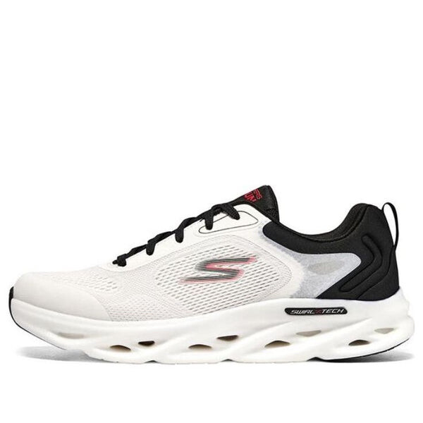 

Кроссовки go run swirl tech speed 'white black' Skechers, белый