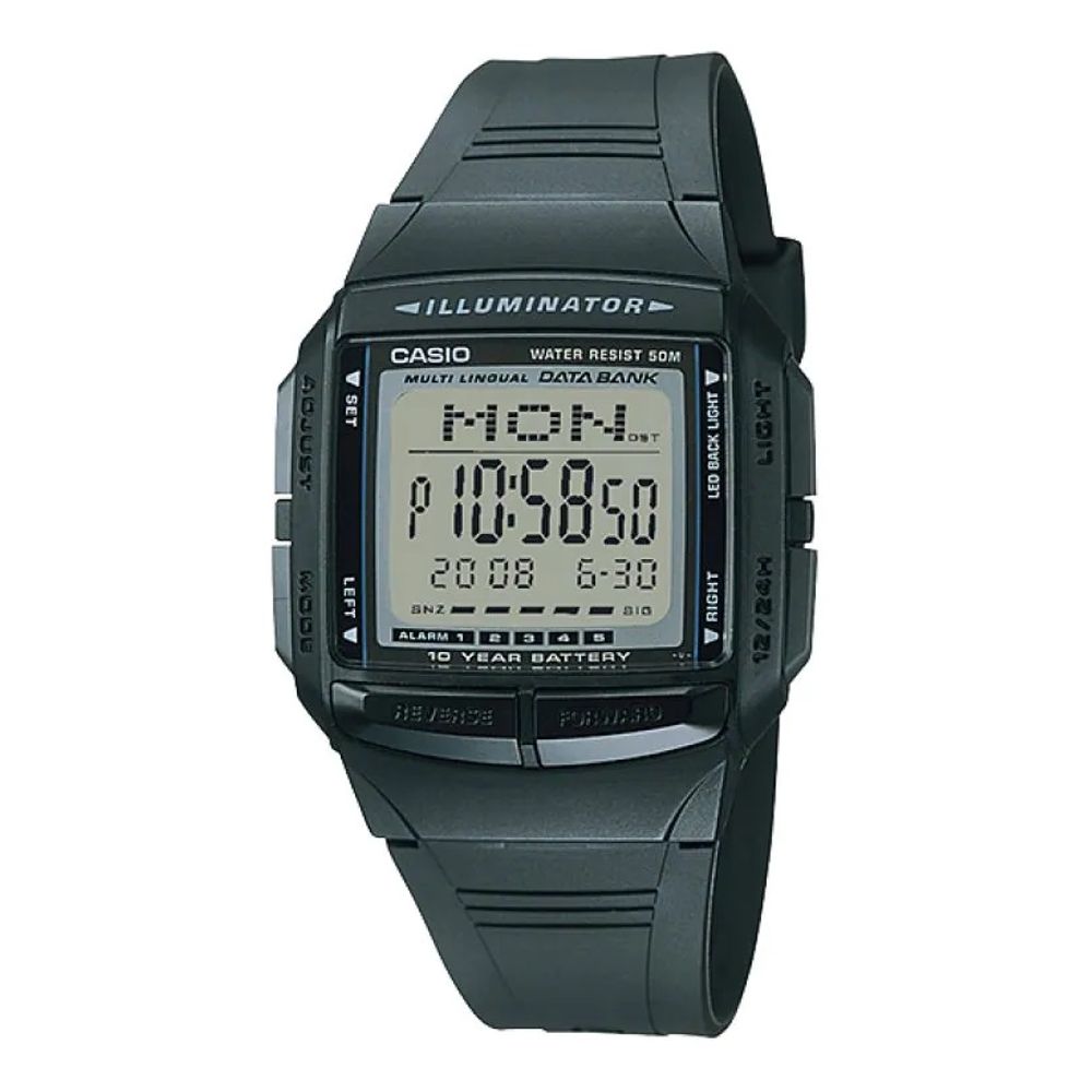 

Часы из черной смолы Casio