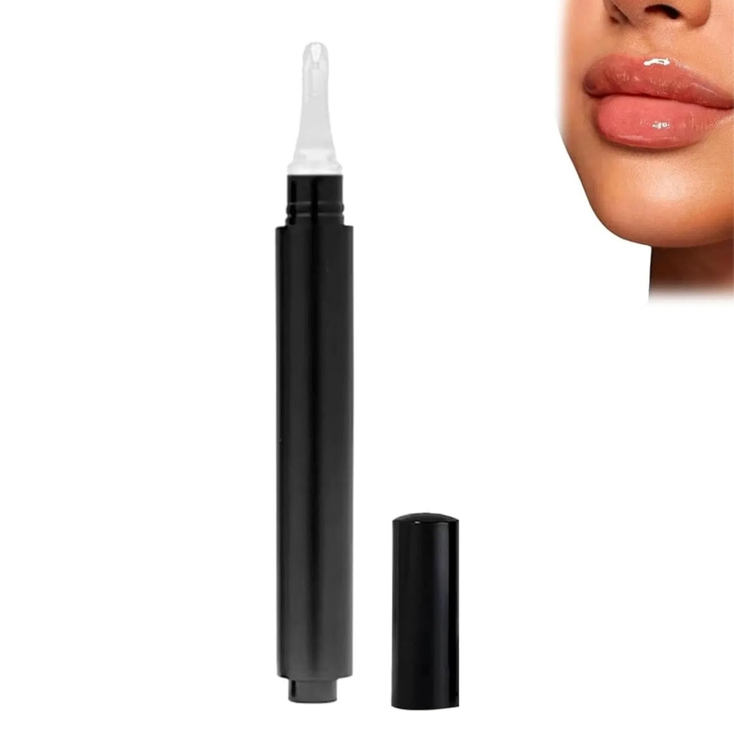 Увлажняющее масло-плампер для губ «Glow Tulip Lip Plumper» (черный) Generisch, Black