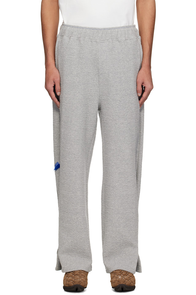 

Рельефные брюки 68 sweatpants Ader Error, серый