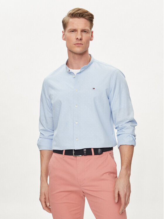 

Рубашка узкого кроя Tommy Hilfiger, синий