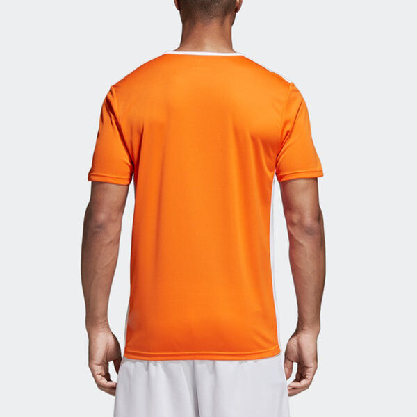 Футболка adidas Entrada 18 Jsy Casual Sports Soccer/Football Training Short Sleeve Orange Yellow, желтый — фото 4