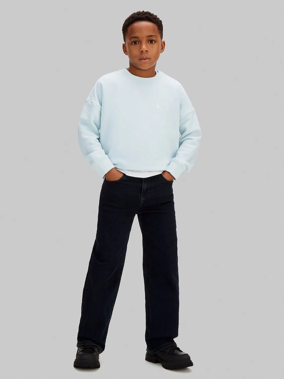 Джинсы Calvin Klein Jeans Baggy Jeans Skater черного цвета — фото 2