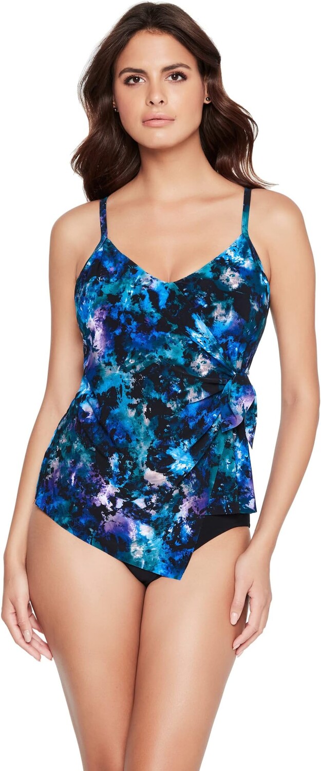 

Купальный топ Magicsuit Peace Out Carma Tankini Top, цвет Black/Multi