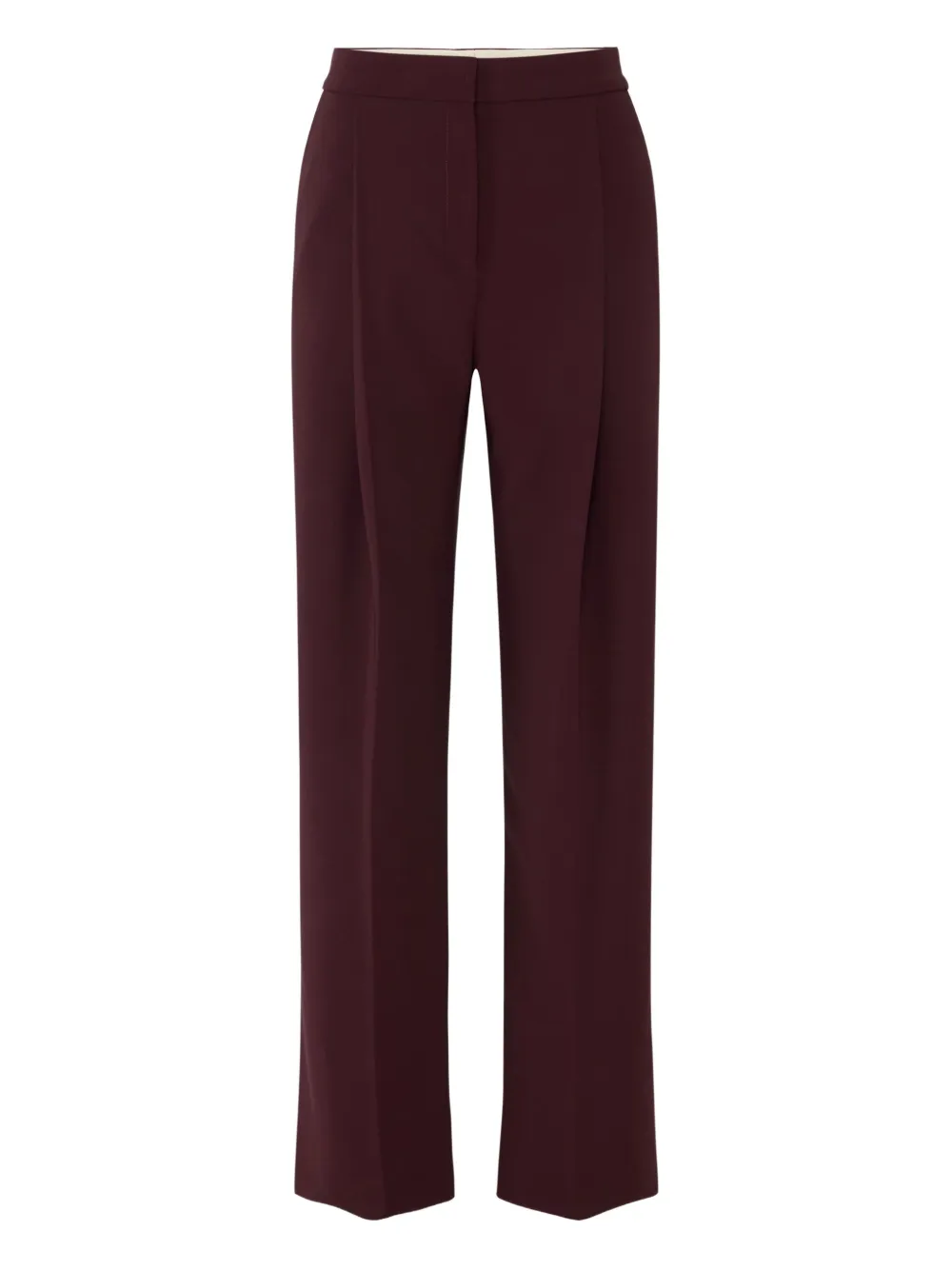 

Плиссированные брюки прямого кроя Elisabetta Franchi, красный