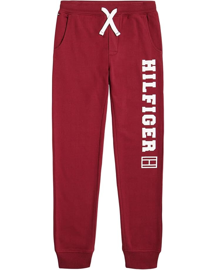

Брюки Tommy Hilfiger Kids Recycled Hilfiger Jogger, бордовый