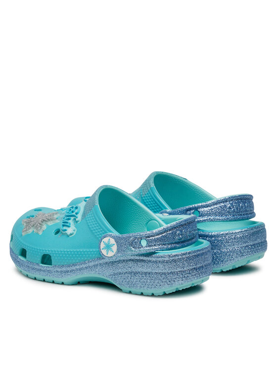 Шлепанцы Crocsclassic Frozen Elsa Clog Kids 210235 Crocs, мультиколор — фото 3