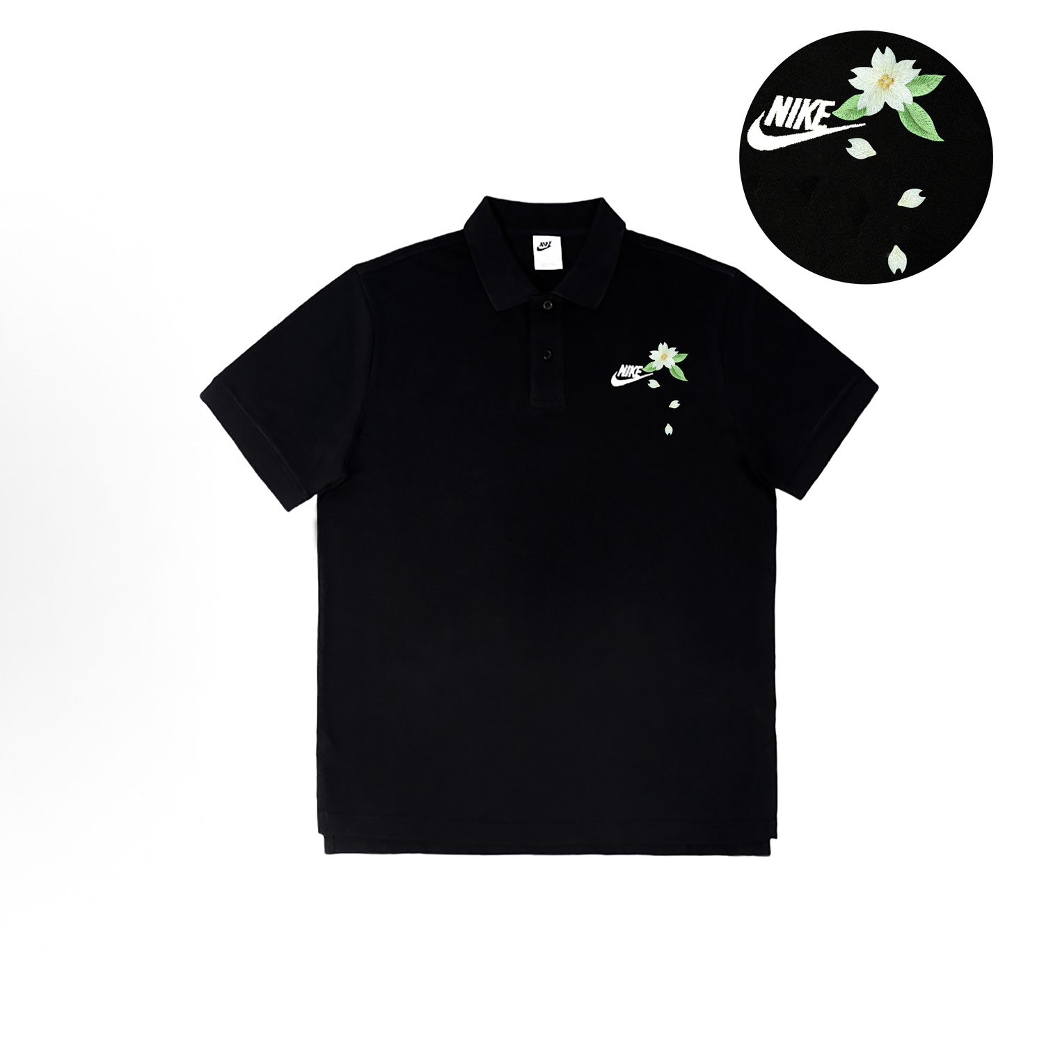 

Nike Унисекс поло черное