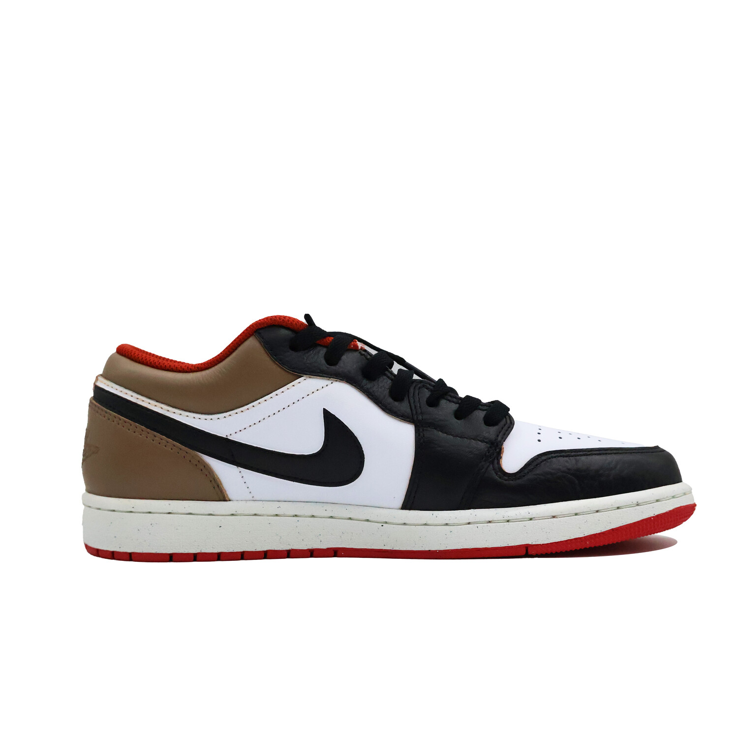 Кроссовки Air Jordan 1 Vintage Basketball Shoes Men Low-top White/black/brown, черный/коричневый — фото 2