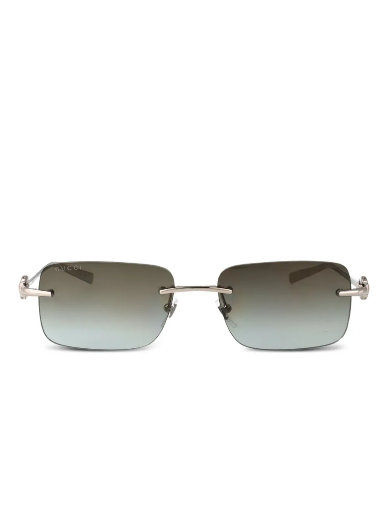 

Солнцезащитные очки в прямоугольной оправе Gucci Eyewear, серый