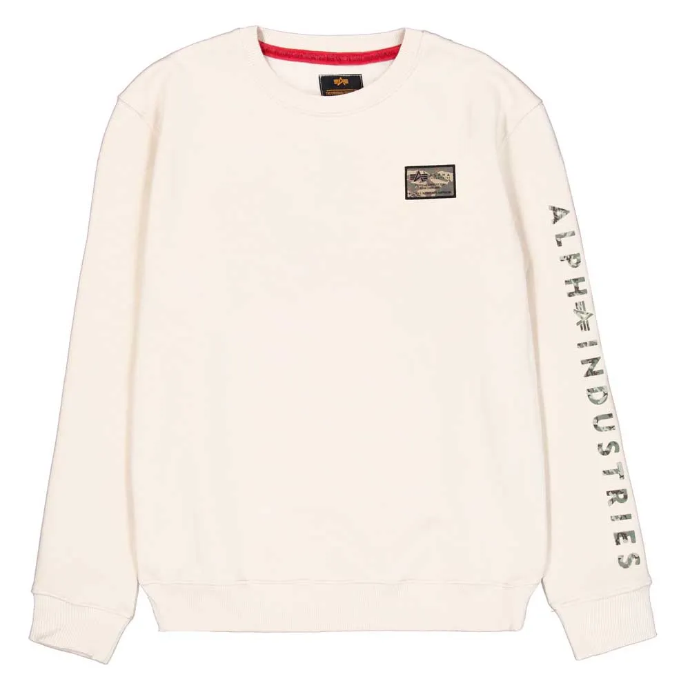 

Толстовка Alpha Industries Camo Sleeve, бежевый