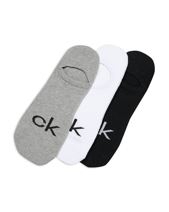 

Носки с логотипом Liner, 3 пары Calvin Klein, мультиколор