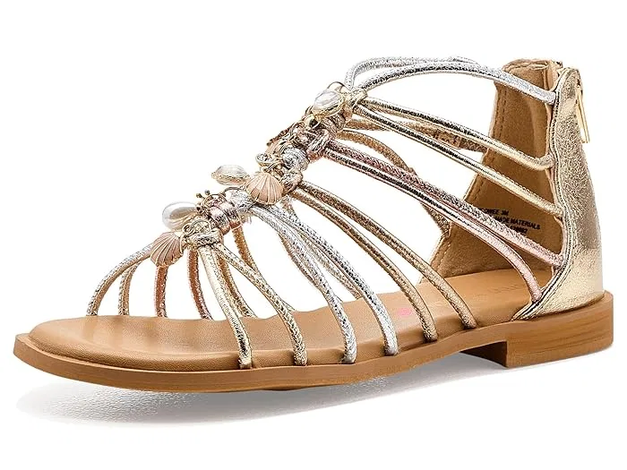 Сандалии металлик мульти Glowee Steve Madden Kids, Metallic Multi