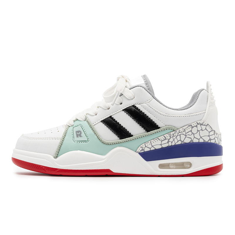 

BURCOME Износостойкие легкие противоскользящие скейтерские кеды унисекс белые, цвет White