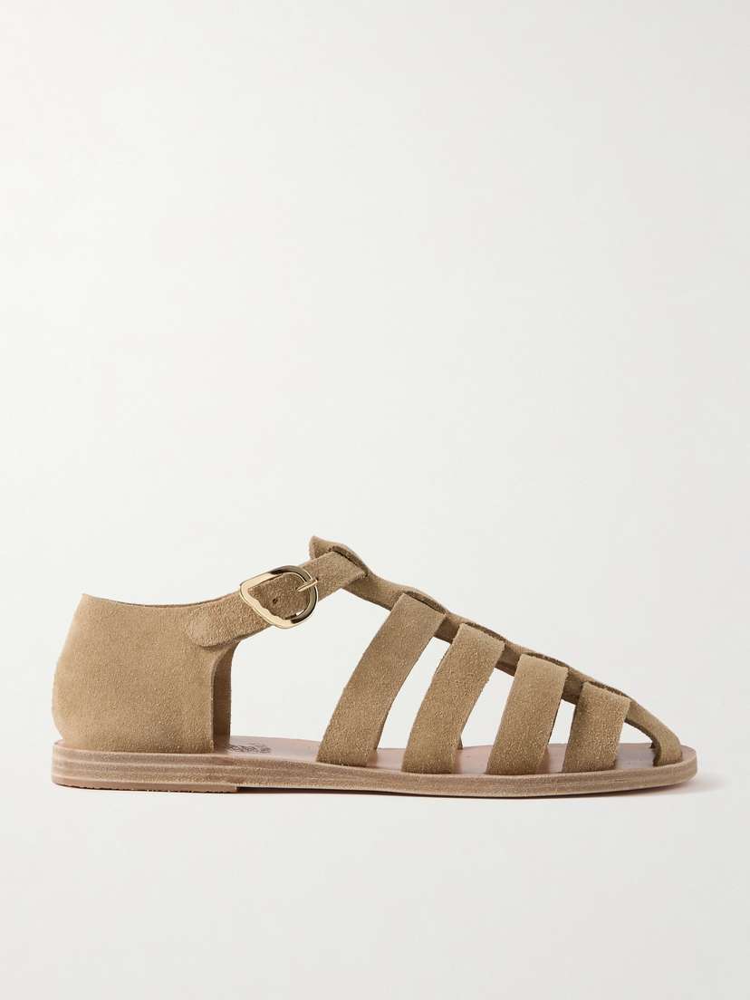 Замшевые сандалии Homeria Ancient Greek Sandals, бежевый