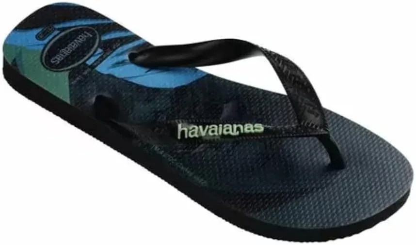 Havaianas - Top Herois DC. Красивые, удобные и легкие сандалии с подошвой Hero Sole, унисекс, для взрослых, черный — фото 3