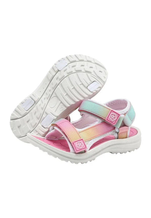 Сандалии для ходьбы с цветовыми блоками Color Kids, Begonia Pink — фото 3