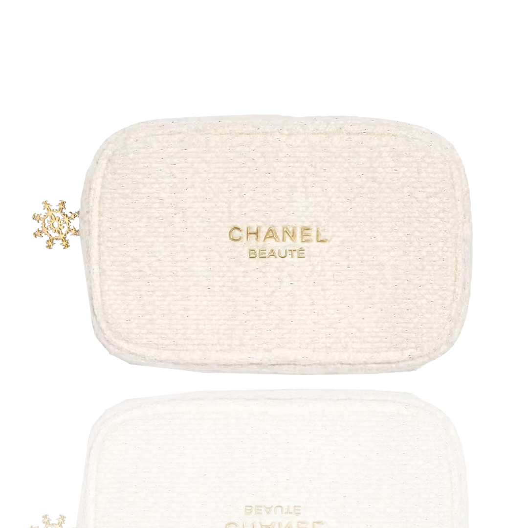

Сумка для макияжа Snowflake Zippers портативная CHANEL