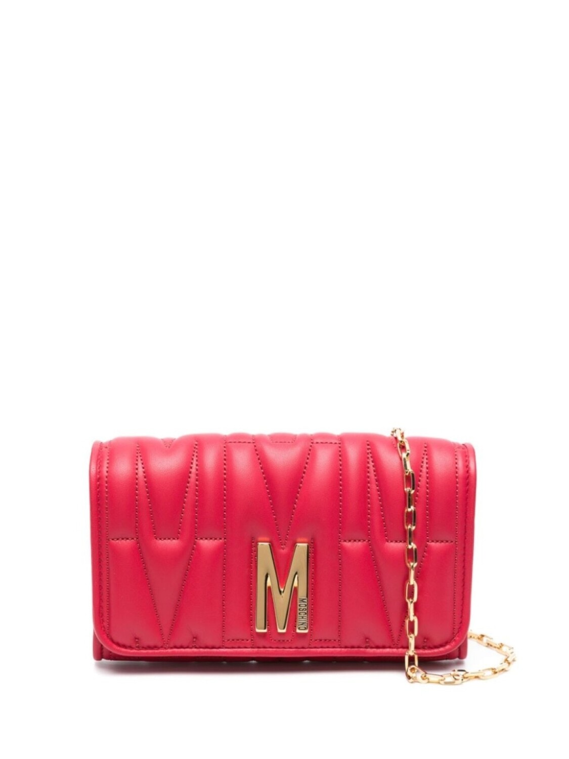 

Moschino сумка через плечо с логотипом, красный