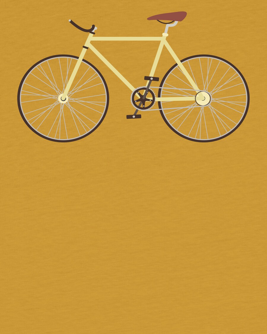 Рубашка watabout.kids желтый Bike, желтый — фото 4