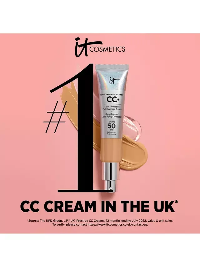 Крем Your Skin But Better CC+ с SPF 50 IT Cosmetics, Tan — фото 4