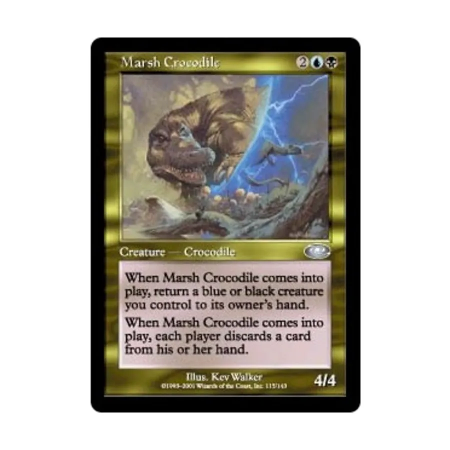 

CCG Болотный крокодил (U), MTG - Planeshift