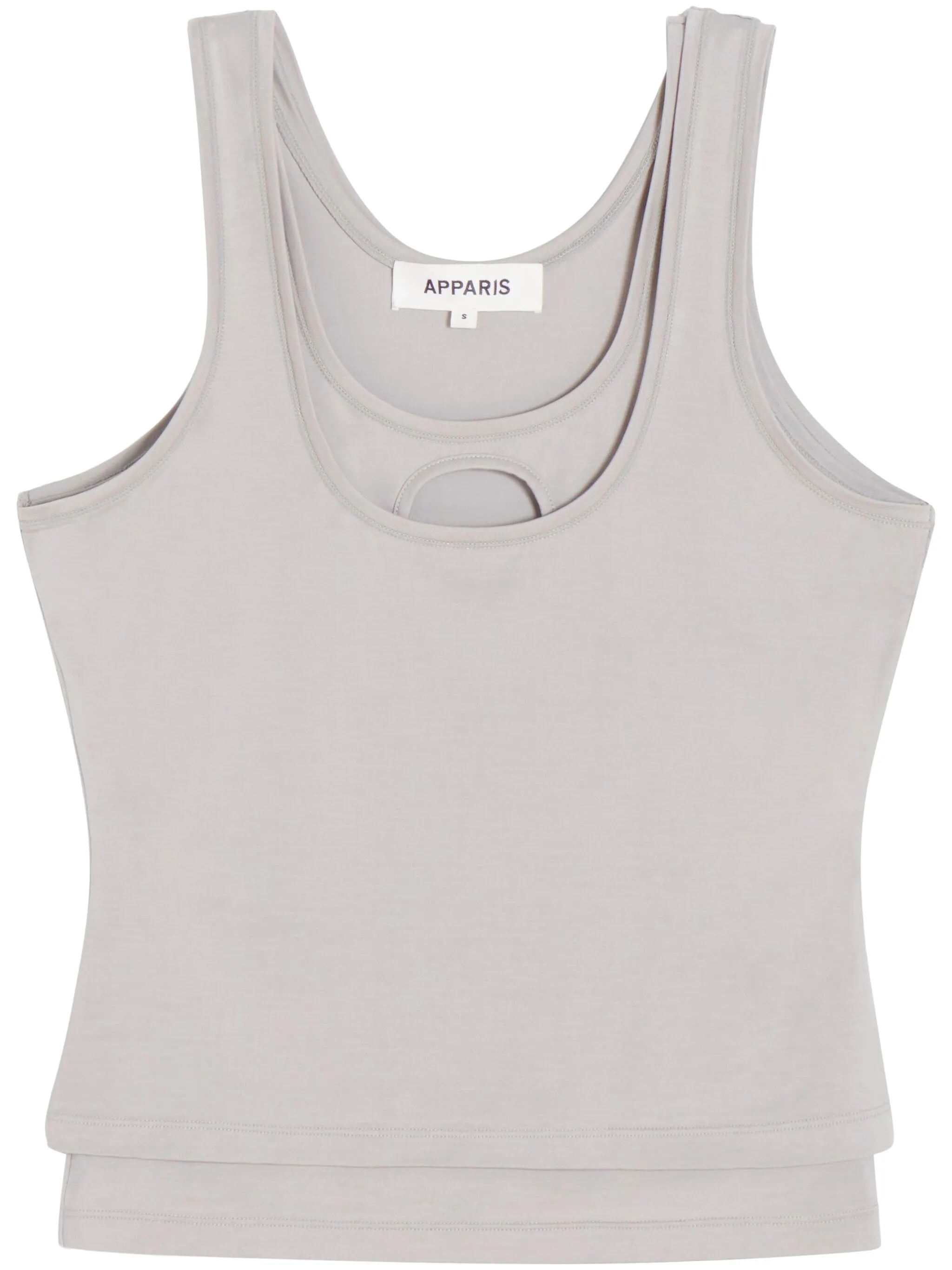 

Топ Troye Apparis, серый