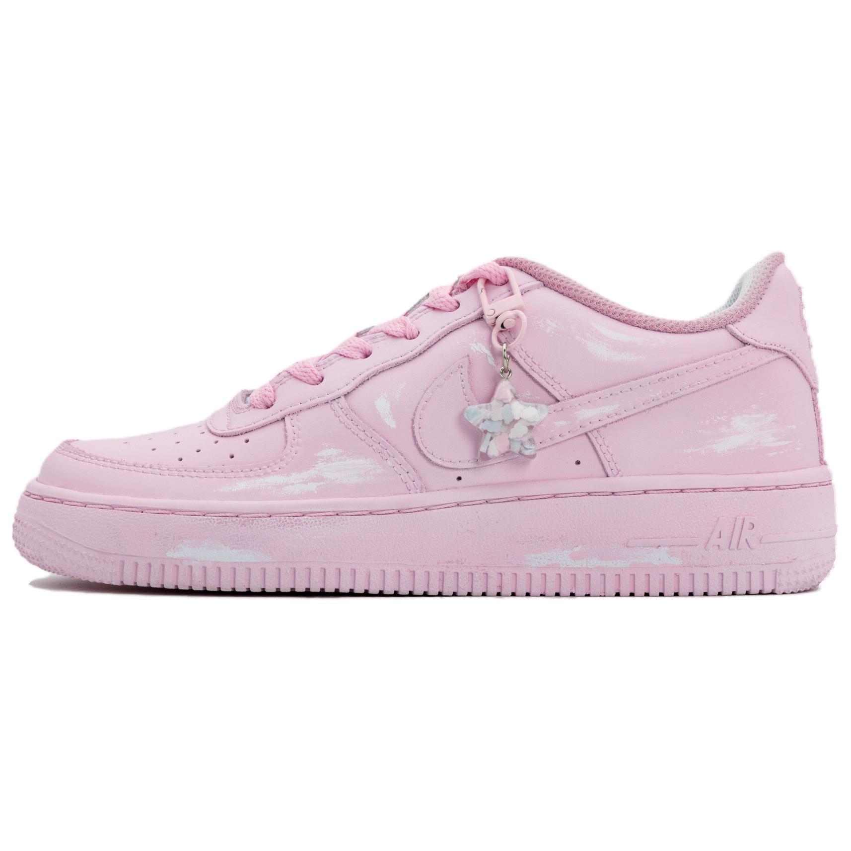 

Кроссовки Air Force 1 LE с амортизаторами, устойчивые к истиранию, с низким верхом, для скейтбординга, для подростков Nike, розовый