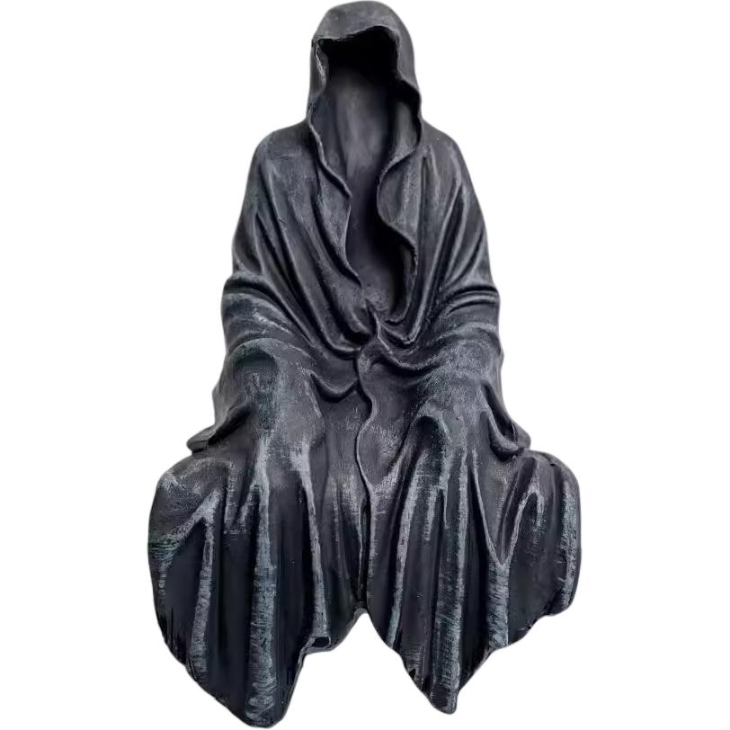 

Watermelon vine Готическая фигура, таинственный человек в черном, бесформенный будда