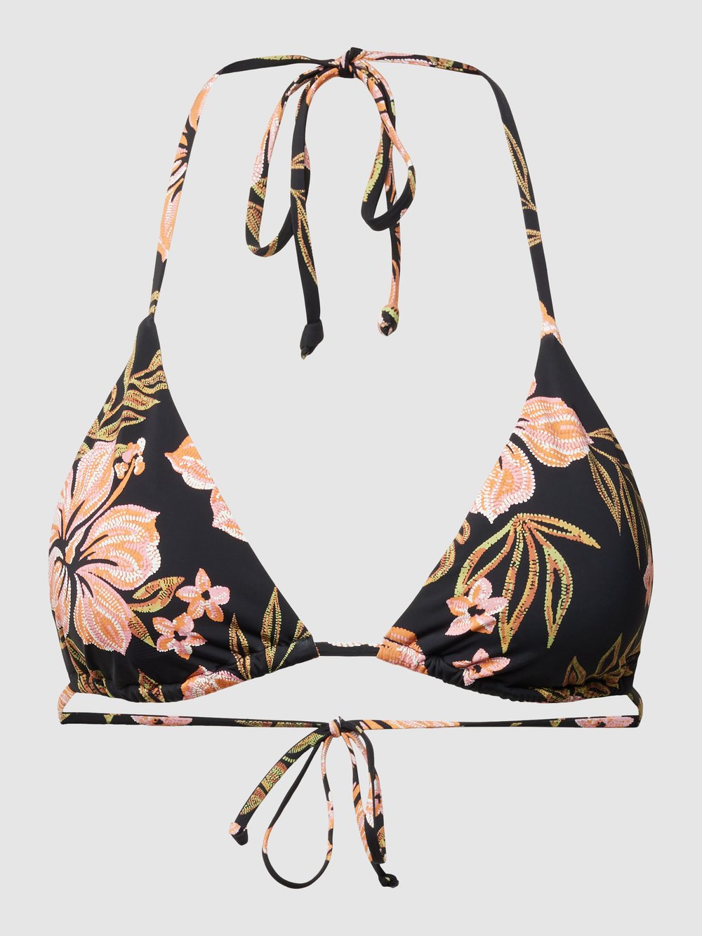 

Верх бикини с цветочным узором, модель 'HOOKED ON TROPICS' Billabong, черный