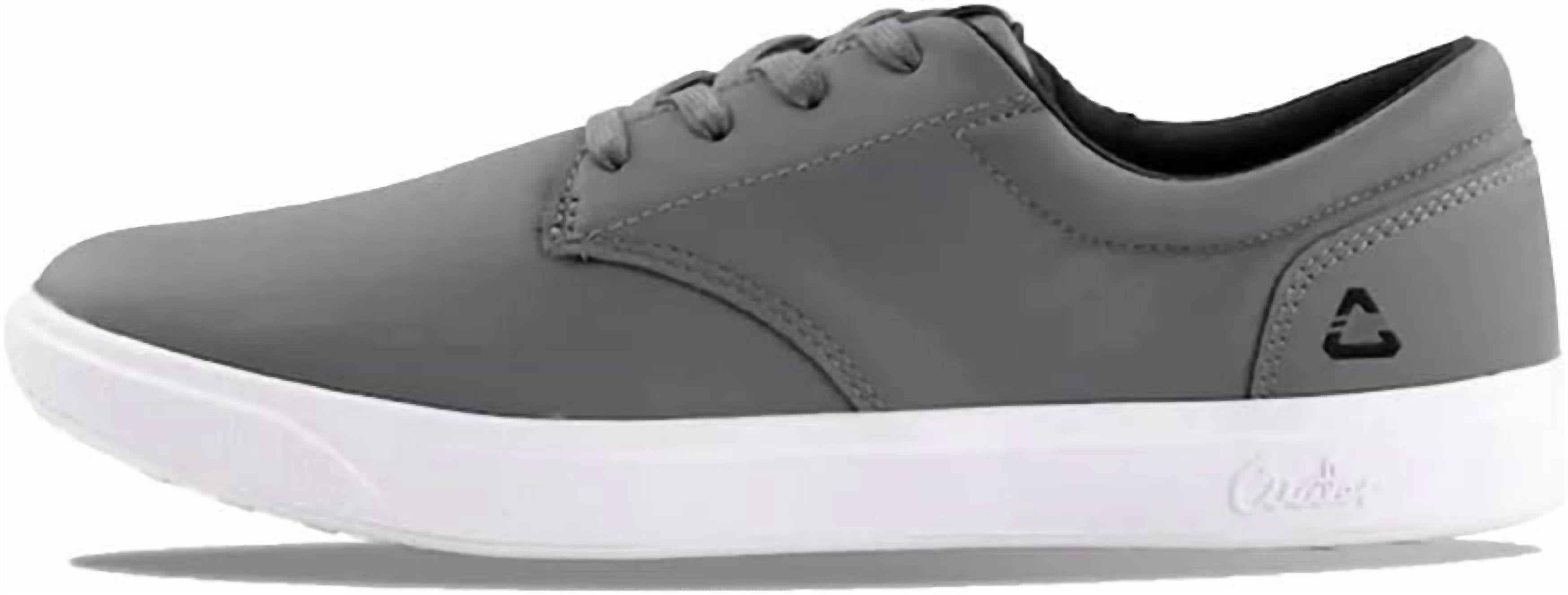 Мужские кроссовки Wildcard из кожи Quiet Shade TravisMathew, цвет leather quiet shade — фото 2