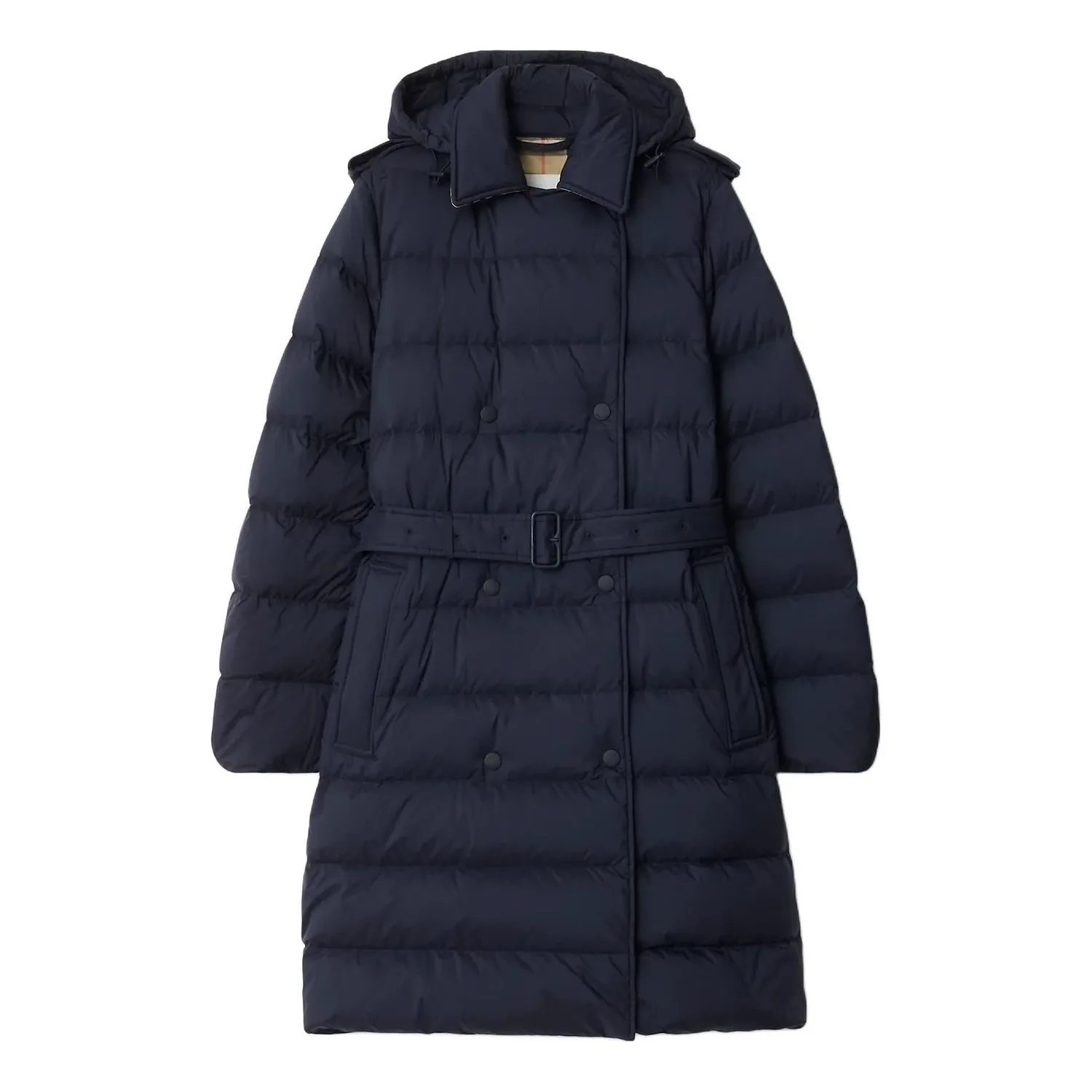 Пуховая куртка Burberry 25, женская, темно-синий