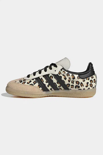 Кроссовки с животным принтом SAMBA OG Adidas Originals, бежевый — фото 4