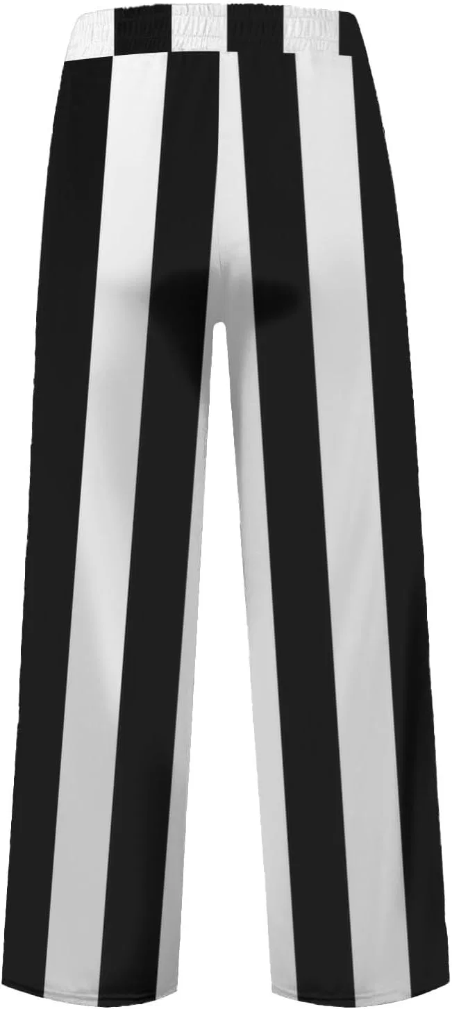 Спортивные брюки широкие, свободные, с завязкой, высокой посадкой, Polyester, Spandex, Aad46-gray — фото 3