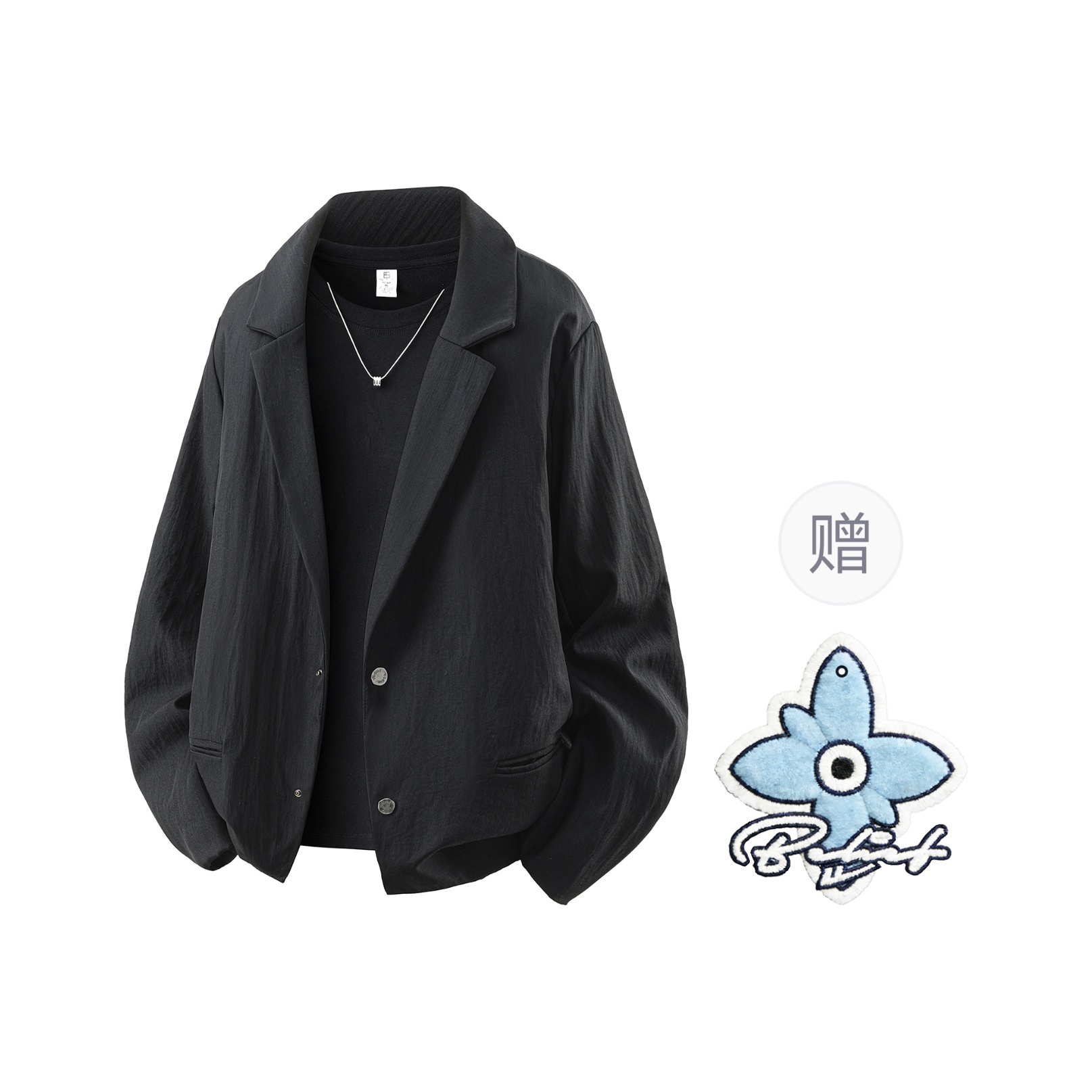 

Деловой костюм для женщин с классическим воротником WARRIOR, черный[giveaway brand scented sachet charm]