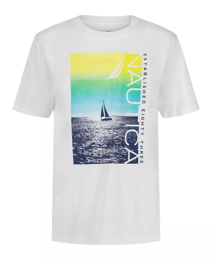 

Футболка с коротким рукавом Big Boys Cruising Nautica, белый
