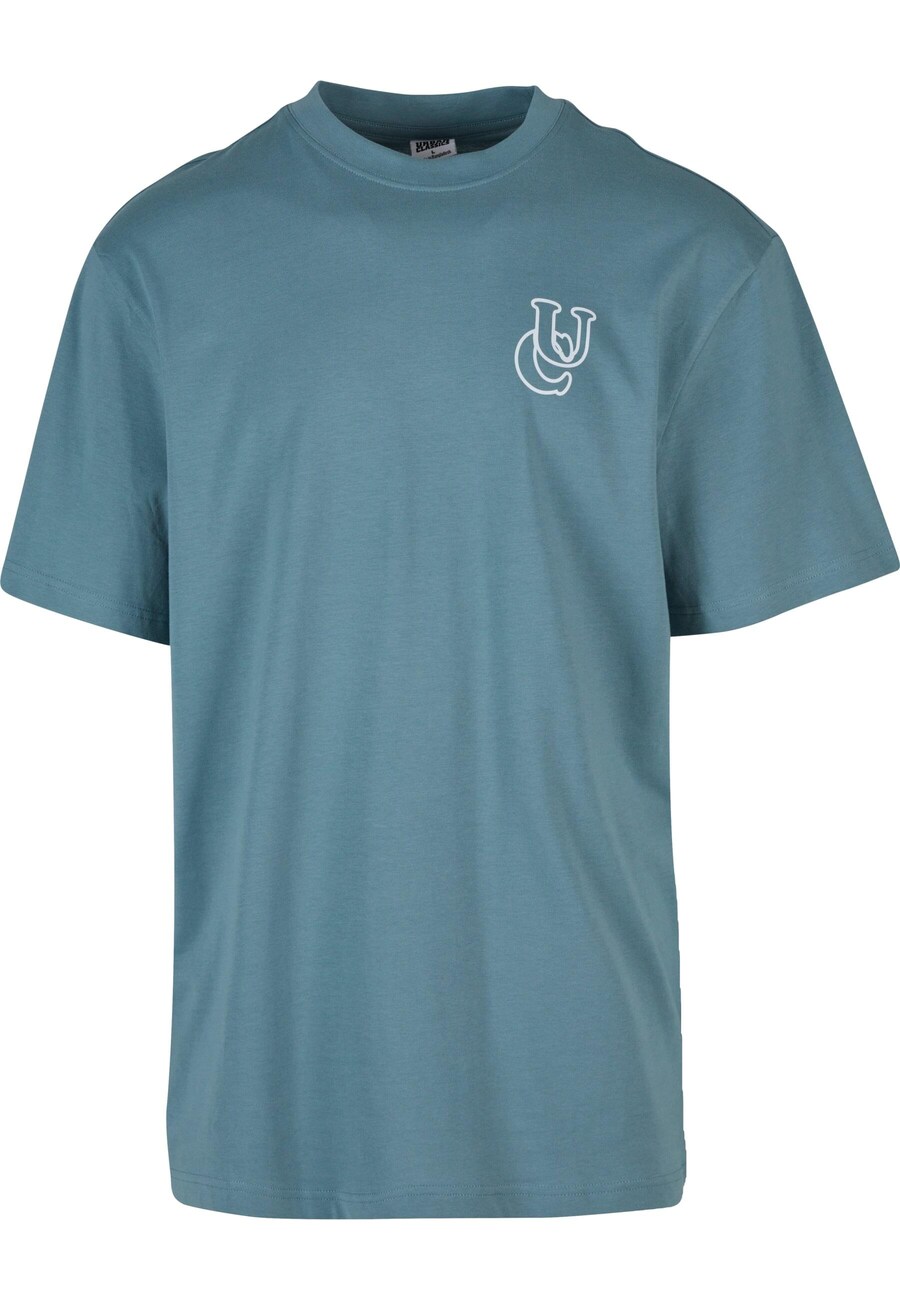 

Рубашка Urban Classics Shiny, цвет Blue/Dusty blue