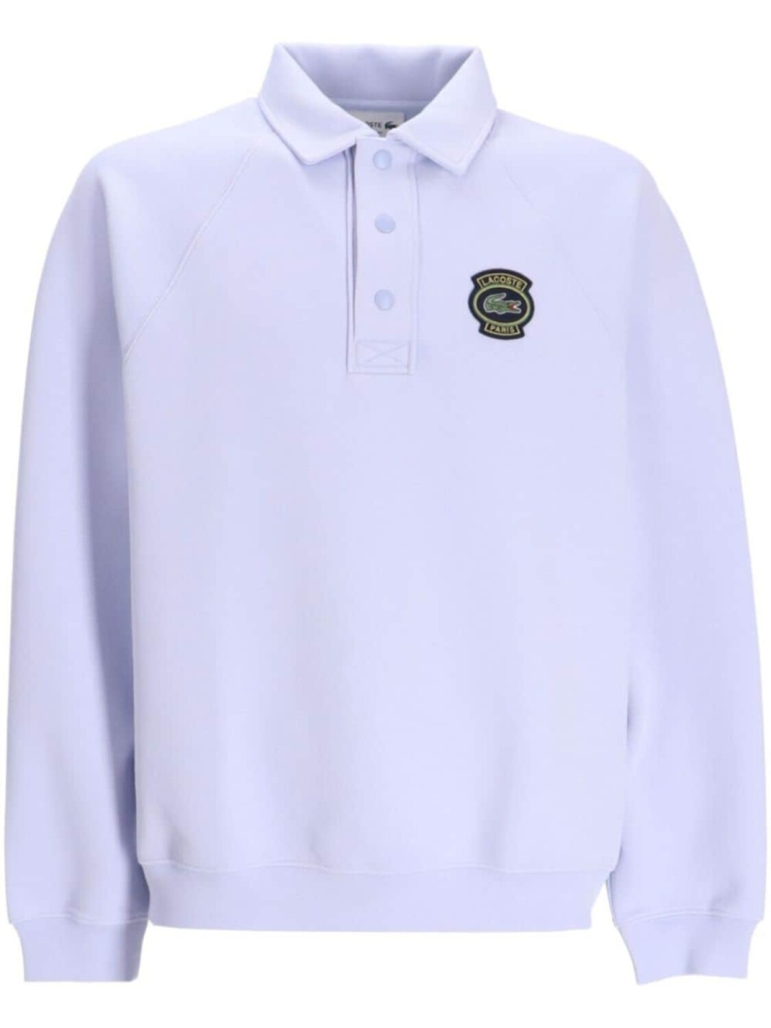 

Lacoste толстовка с логотипом и воротником поло, синий
