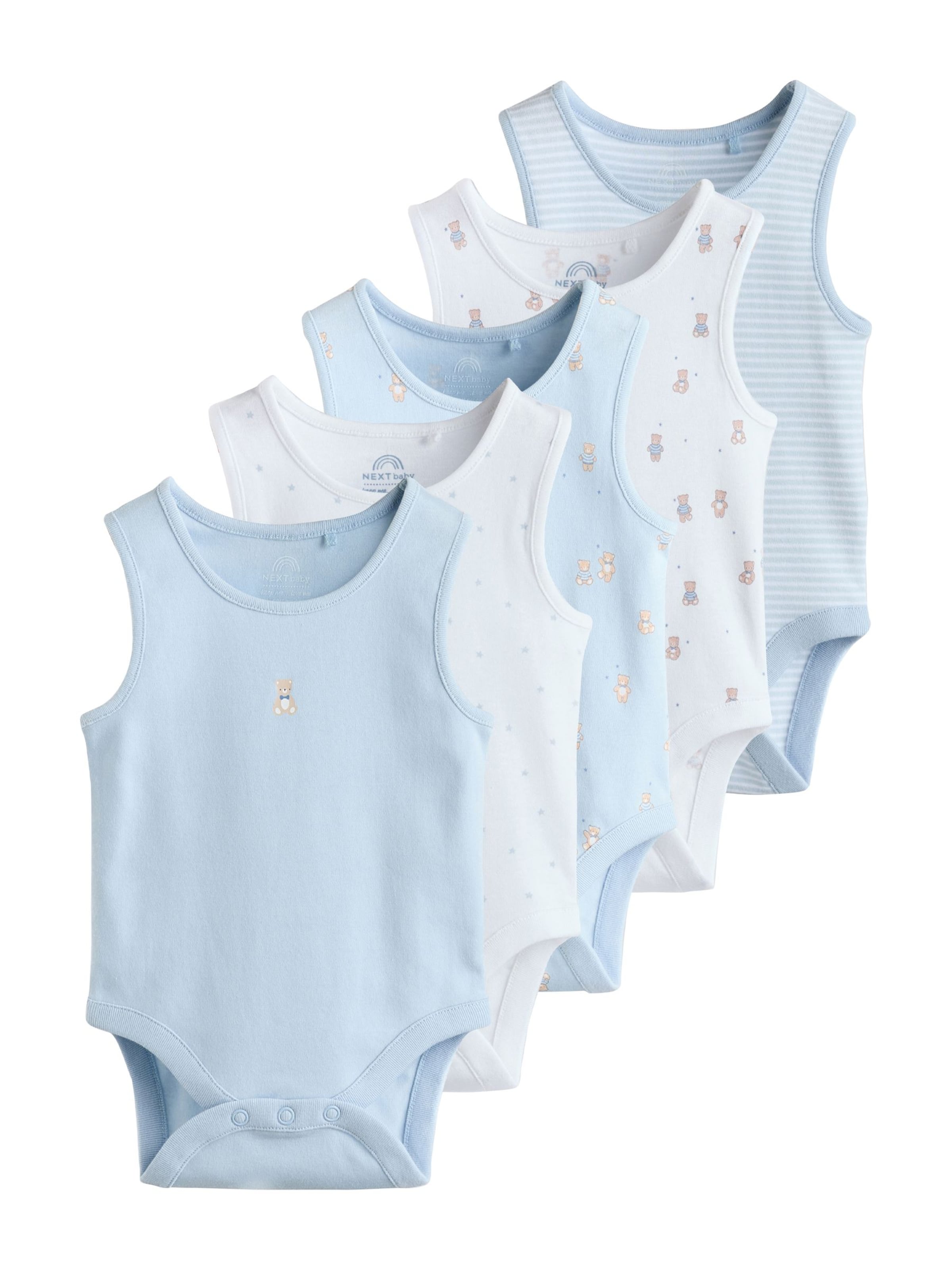 

Next Комбинезон/Боди в цветах Blue, Light Blue, Natural White