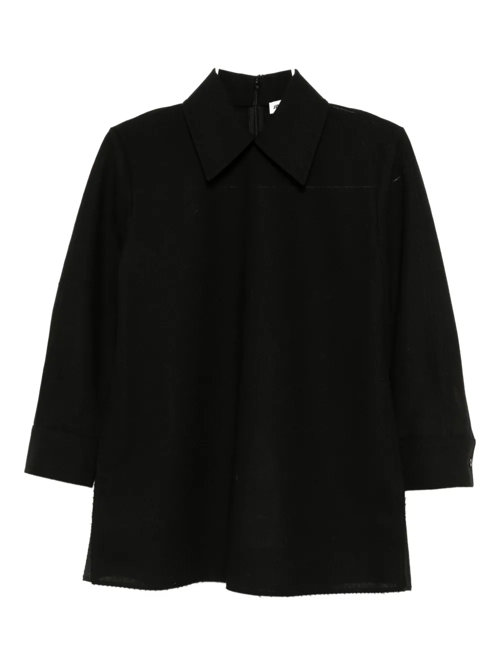 

Шерстяной топ JIL SANDER, черный