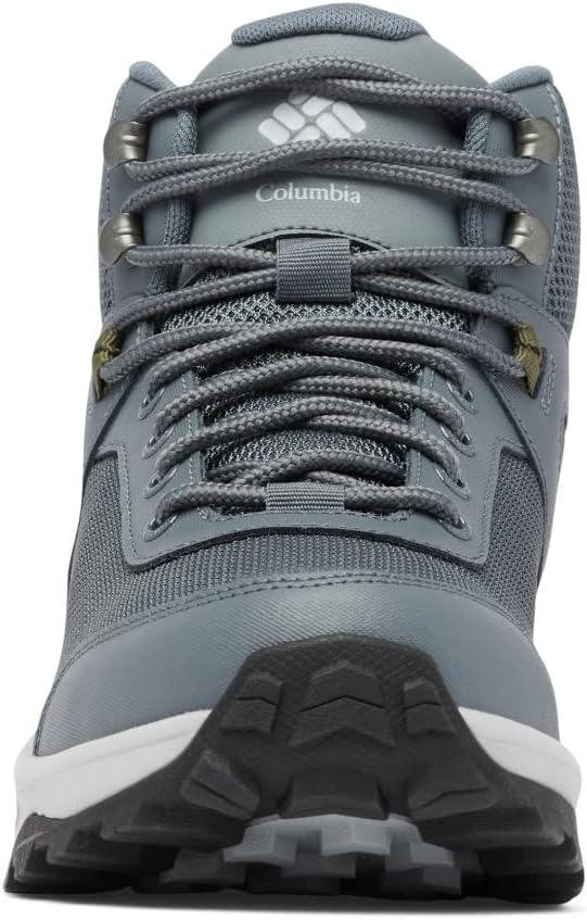 Кроссовки Columbia Men's Trailstorm Ascend Mid Waterproof Hiking Shoe, Graphite, Nori — фото 3