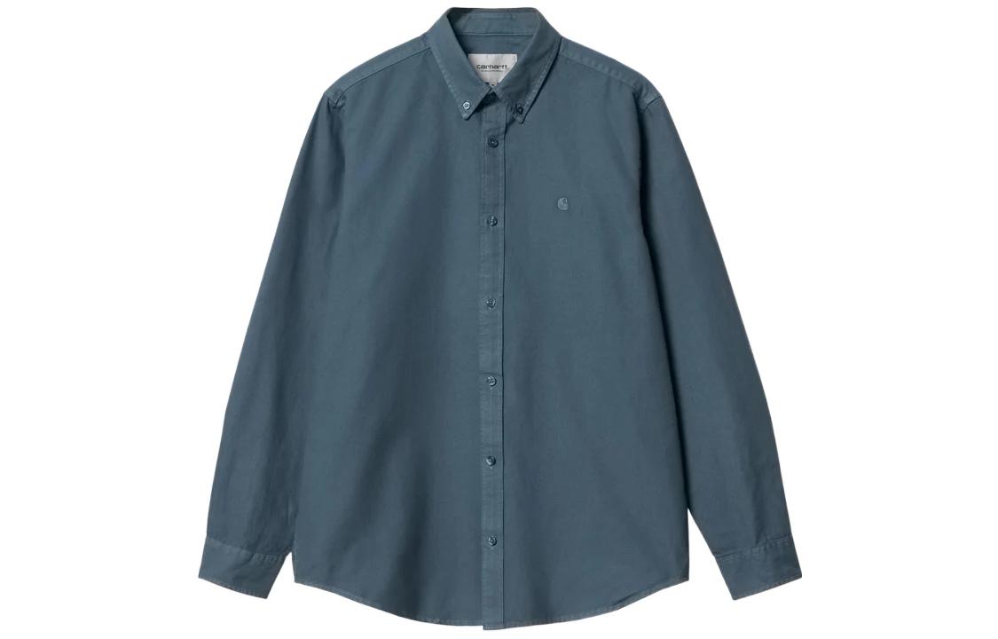 

Болтон рубашка с длинным рукавом Carhartt WIP, синий