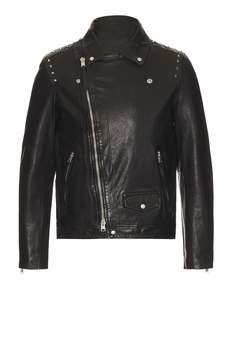 

Куртка байкера crow Allsaints, черный