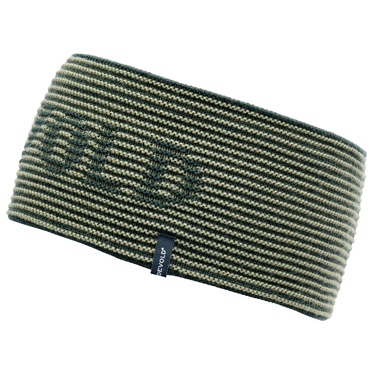 

Повязка на голову Devold Rib Logo Merino Headband, цвет Woods