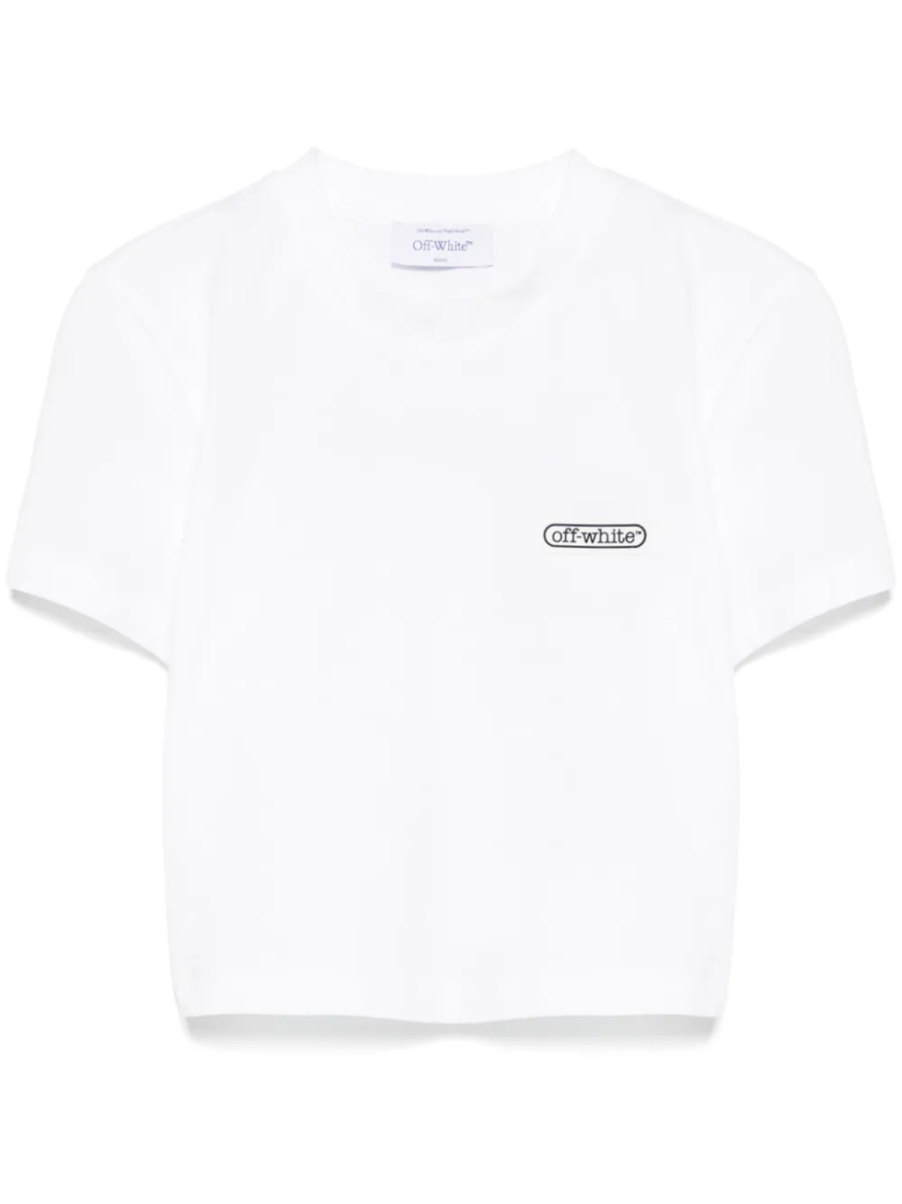 

Футболка с нашивкой-логотипом Off-White, белый