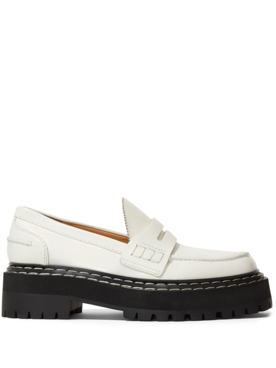

Proenza Schouler лоферы на платформе, белый