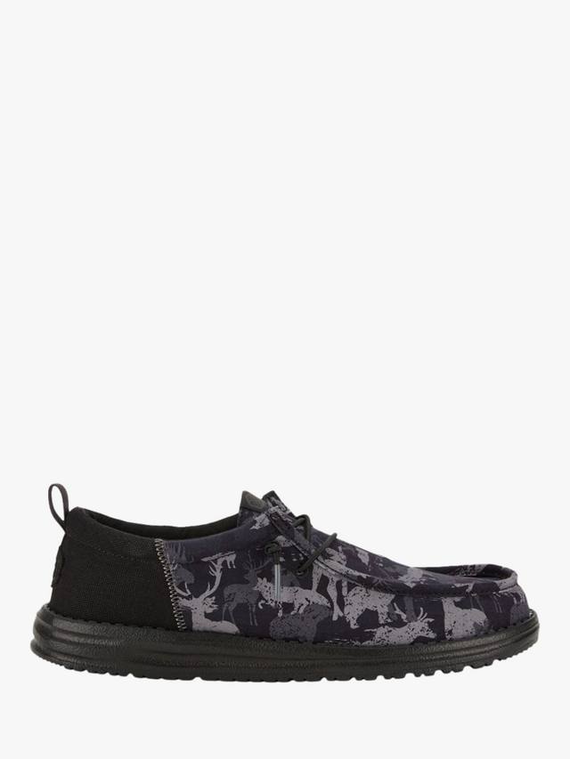 

Wally Funk Hunt Camo Slip-On Shoes Hey Dude, Black