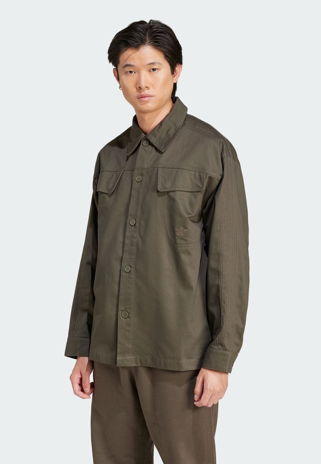 

Рубашка PREMIUM ESSENTIALS WORKWEAR OVER Adidas Originals, оливковый