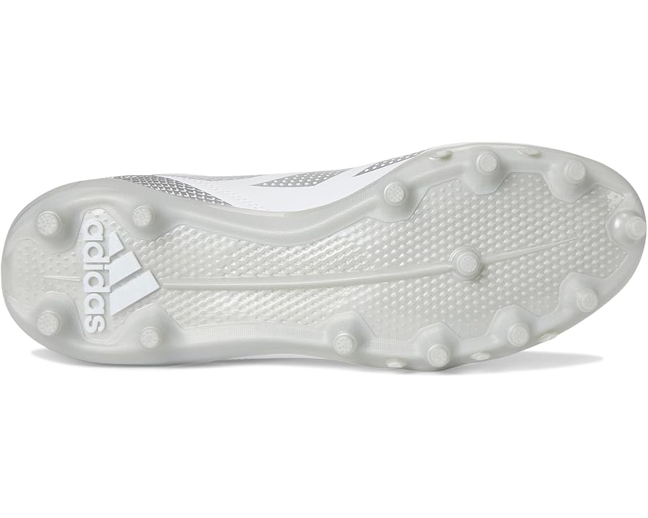Кроссовки adidas Adizero Impact.2 Football Cleats, цвет White/Silver Metallic/White — фото 3
