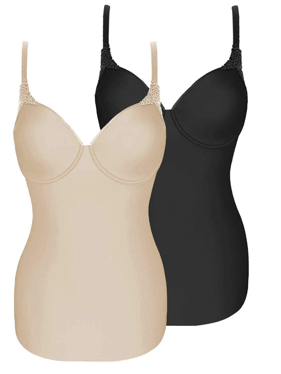 

Майка Viania 2 шт, цвет nude schwarz